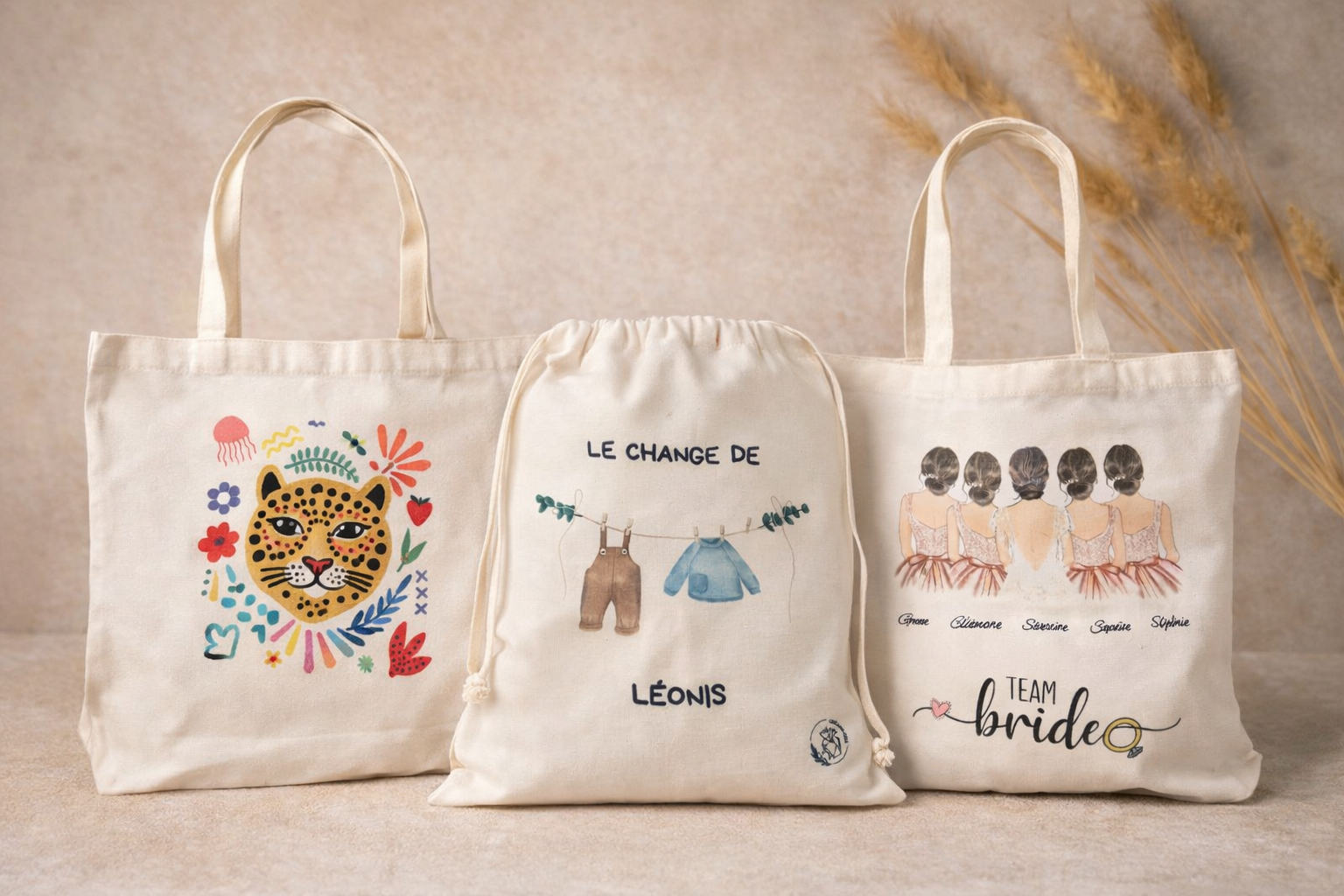 Sacs & tote bags personnalisés – Cré’Ann-Cha