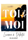 Affiche personnalisée “Toi & Moi”