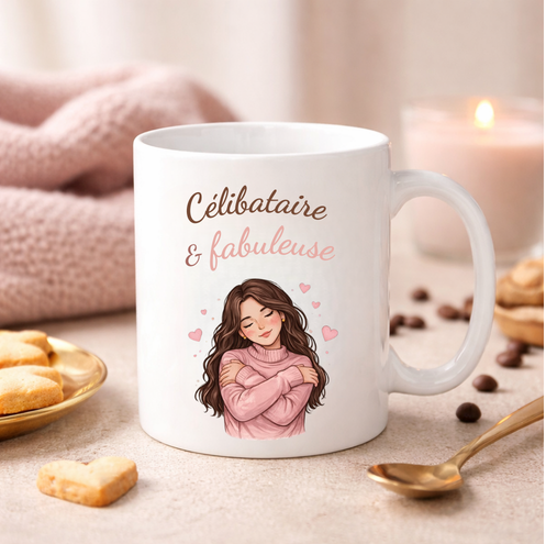 Mug Célibataire et Fabuleuse