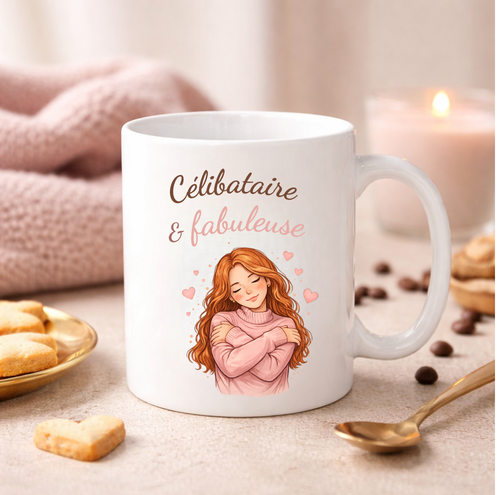 Mug Célibataire et Fabuleuse