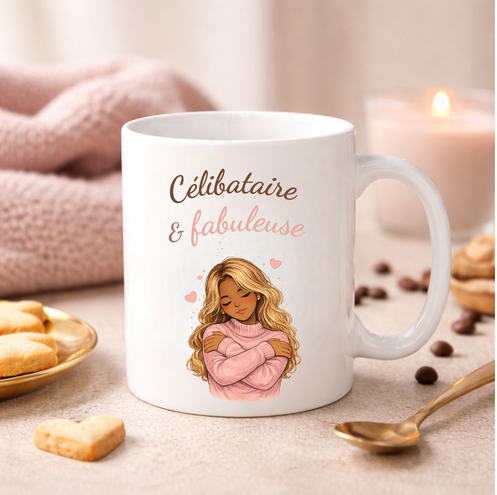 Mug Célibataire et Fabuleuse